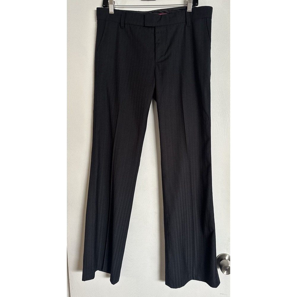 Y2k Sanctuary clothing Los Angeles pants dress‎ slacks Women's 30 Black Stripes